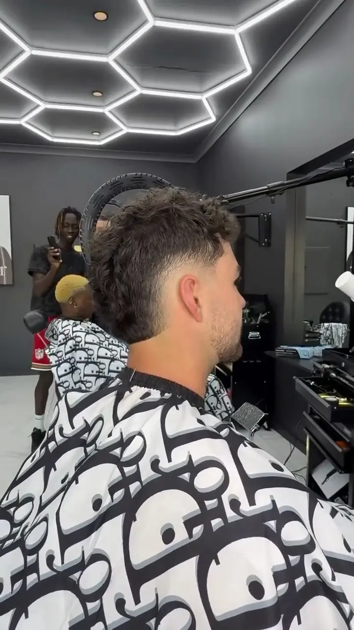Modern skin fade haircut at Kingston Barber Lounge, South Australia